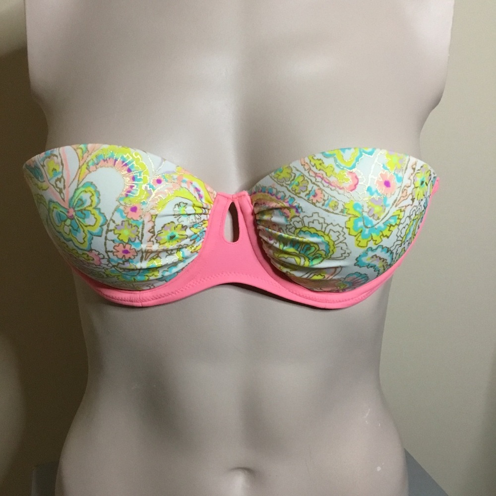Victoria’s Secret push-up strapless swim